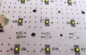 Electrónica iluminación LEDs
