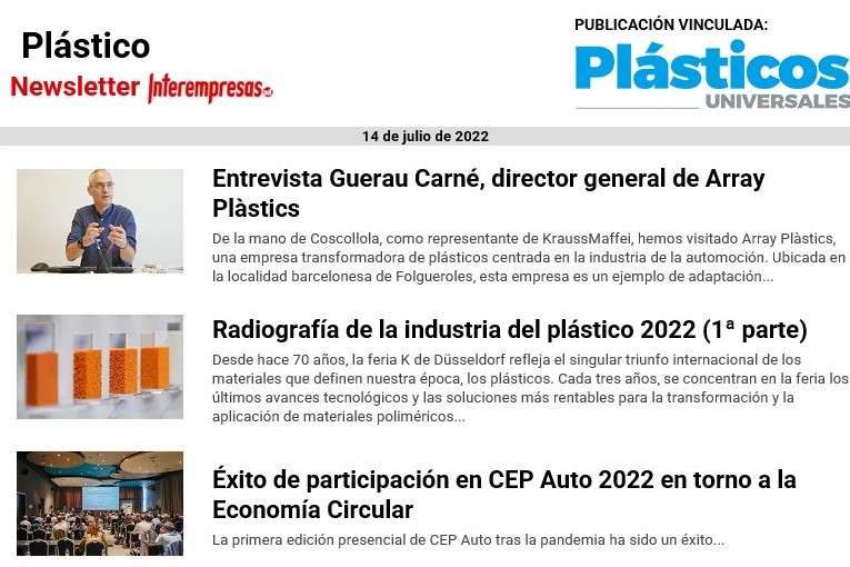 Pl sticos Universales Entrevista A Guerau Carn Array Pl stics